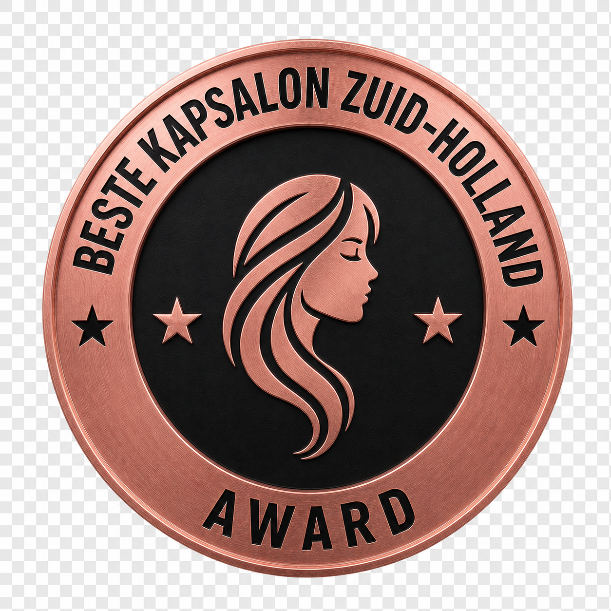 Zuid-Holland award roségoud rond