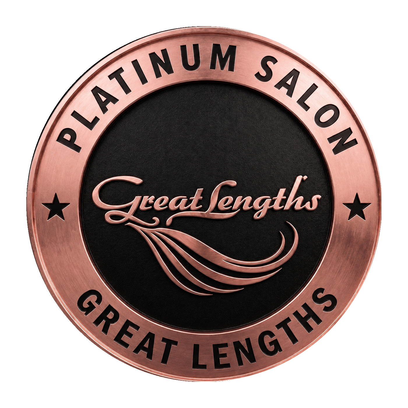Great Lengths roségoud rond