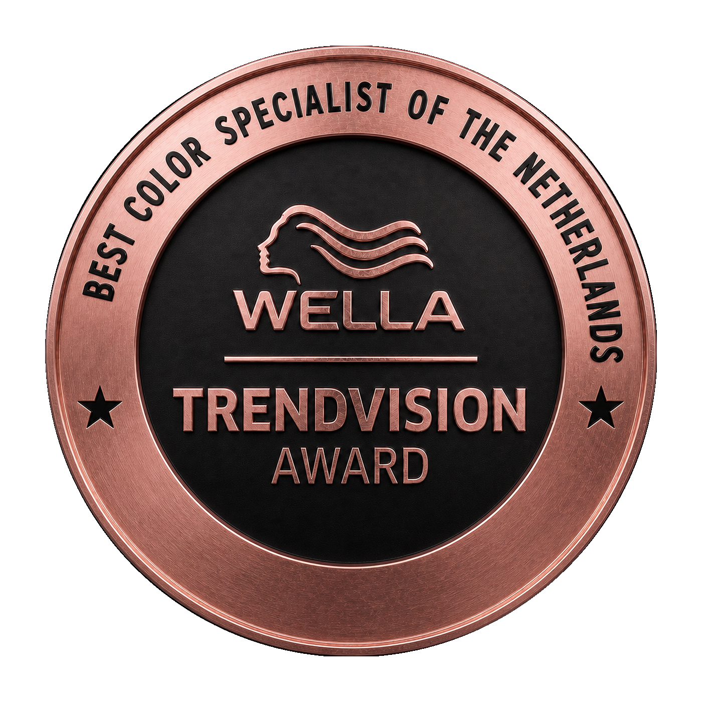 TrendVision roségoud rond